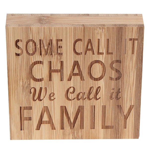 PandaHall Natural Wood Display Decorations, Carved, Square with Word some call it chaos, we call it family, BurlyWood, 100x100x20mm Wood..., Orange
PandaHall Natural Wood Display Decorations, Carved, Square with Word some call it chaos, we call it family, BurlyWood, 100x100x20mm Wood..., Orange