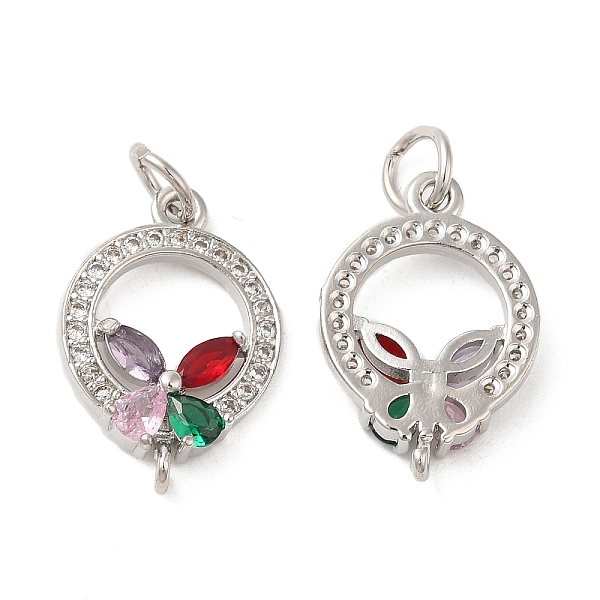 PandaHall Rack Plating Brass Pave Cubic Zirconia Pendants, Ring Charms with Flower, Long-Lasting Plated, Lead Free & Cadmium Free, Platinum..., Clear
PandaHall Rack Plating Brass Pave Cubic Zirconia Pendants, Ring Charms with Flower, Long-Lasting Plated, Lead Free & Cadmium Free, Platinum..., Clear