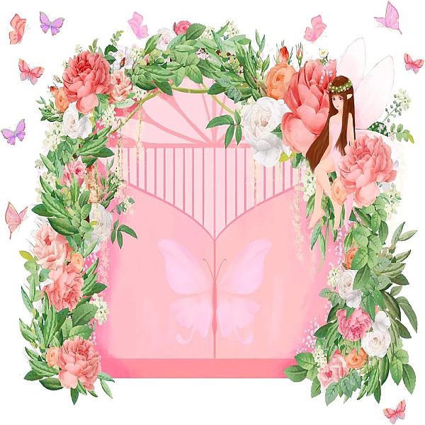 PandaHall PVC Wall Stickers, Flower Pattern, Rectangle, for Home, Living Room, Bedroom Decoration, Pink, 400x1160mm Plastic Flower Pink
PandaHall PVC Wall Stickers, Flower Pattern, Rectangle, for Home, Living Room, Bedroom Decoration, Pink, 400x1160mm Plastic Flower Pink