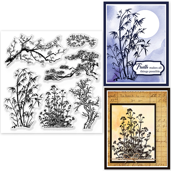 PandaHall GLOBLELAND Plant Bamboo Pine Clear Stamps Plant Bamboo Pine Decorative Clear Stamps Silicone Stamps for Card Making and Photo...
PandaHall GLOBLELAND Plant Bamboo Pine Clear Stamps Plant Bamboo Pine Decorative Clear Stamps Silicone Stamps for Card Making and Photo...