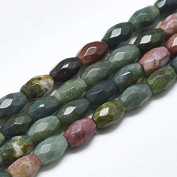 PandaHall Natural Indian Agate Beads Strands, Faceted, Oval, 8.5~9x6mm, Hole: 1mm, about 22pcs/strand, 8.07 inch Indian Agate Oval
PandaHall Natural Indian Agate Beads Strands, Faceted, Oval, 8.5~9x6mm, Hole: 1mm, about 22pcs/strand, 8.07 inch Indian Agate Oval