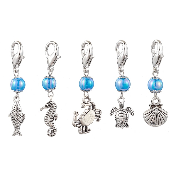 PandaHall Alloy Acrylic Pendant Decorations, with Lobster Claw Clasps Clasps, Mixed Shapes, Mixed Shapes, 40~48mm Alloy Mixed Shapes
PandaHall Alloy Acrylic Pendant Decorations, with Lobster Claw Clasps Clasps, Mixed Shapes, Mixed Shapes, 40~48mm Alloy Mixed Shapes