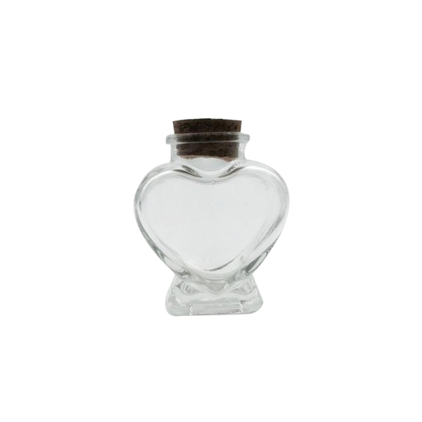 PandaHall Heart Glass Bottle for Bead Containers, with Cork Stopper, Wishing Bottle, Clear, 6.3x7.8cm, Capacity: 50ml(1.69fl. oz) Glass...
PandaHall Heart Glass Bottle for Bead Containers, with Cork Stopper, Wishing Bottle, Clear, 6.3x7.8cm, Capacity: 50ml(1.69fl. oz) Glass...