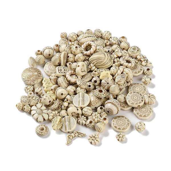 PandaHall Opaque Acrylic Beads, Metal Enlaced, Mixed Shapes, Old Lace, 5.5~26x5.5~20x4~14mm, Hole: 1.2~7mm, about 915pcs/500g Acrylic Mixed...
PandaHall Opaque Acrylic Beads, Metal Enlaced, Mixed Shapes, Old Lace, 5.5~26x5.5~20x4~14mm, Hole: 1.2~7mm, about 915pcs/500g Acrylic Mixed...