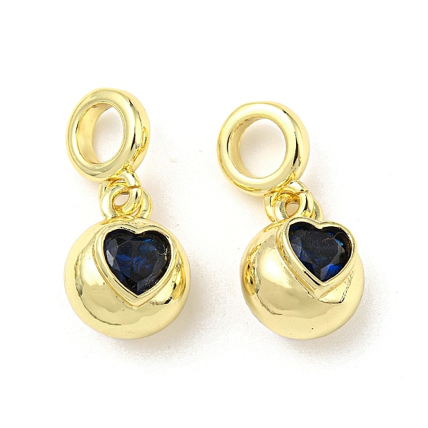 PandaHall Brass with Cubic Zirconia Pendant, Heart, Prussian Blue, 23.5x11x9mm, Hole: 5mm Brass+Cubic Zirconia Heart
PandaHall Brass with Cubic Zirconia Pendant, Heart, Prussian Blue, 23.5x11x9mm, Hole: 5mm Brass+Cubic Zirconia Heart