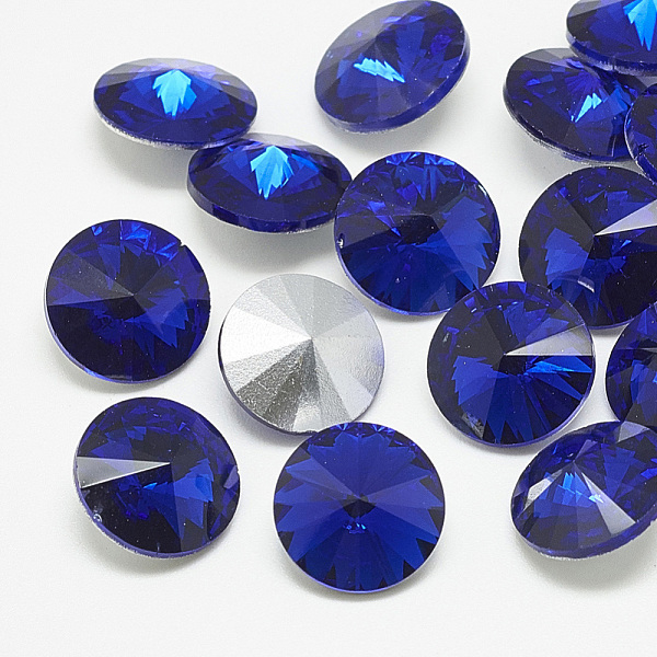 PandaHall Pointed Back Glass Rhinestone Cabochons, Rivoli Rhinestone, Back Plated, Faceted, Cone, Sapphire, 6x3mm Glass Rhinestone Cone Blue
PandaHall Pointed Back Glass Rhinestone Cabochons, Rivoli Rhinestone, Back Plated, Faceted, Cone, Sapphire, 6x3mm Glass Rhinestone Cone Blue