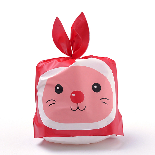PandaHall Kawaii Bunny Plastic Candy Bags, Rabbit Ear Bags, Gift Bags, Two-Side Printed, Red, 22.5x14cm Plastic Red
PandaHall Kawaii Bunny Plastic Candy Bags, Rabbit Ear Bags, Gift Bags, Two-Side Printed, Red, 22.5x14cm Plastic Red