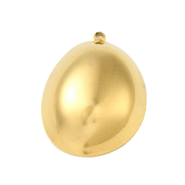 PandaHall Ion Plating(IP) 304 Stainless Steel Pendants, Oval Charm, Real 18K Gold Plated, 27x21x8mm, Hole: 1.2mm 304 Stainless Steel Oval
PandaHall Ion Plating(IP) 304 Stainless Steel Pendants, Oval Charm, Real 18K Gold Plated, 27x21x8mm, Hole: 1.2mm 304 Stainless Steel Oval