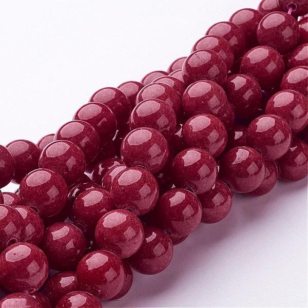 PandaHall Natural Mashan Jade Round Beads Strands, Dyed, FireBrick, 10mm, Hole: 1mm, about 41pcs/strand, 15.7 inch Mashan Jade Round Red
PandaHall Natural Mashan Jade Round Beads Strands, Dyed, FireBrick, 10mm, Hole: 1mm, about 41pcs/strand, 15.7 inch Mashan Jade Round Red