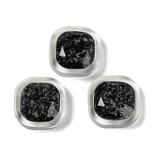 PandaHall Transparent Epoxy Resin Glitter Powder Decoden Cabochons, Square, Black, 23x23x8.3mm Epoxy Resin Square Black
PandaHall Transparent Epoxy Resin Glitter Powder Decoden Cabochons, Square, Black, 23x23x8.3mm Epoxy Resin Square Black