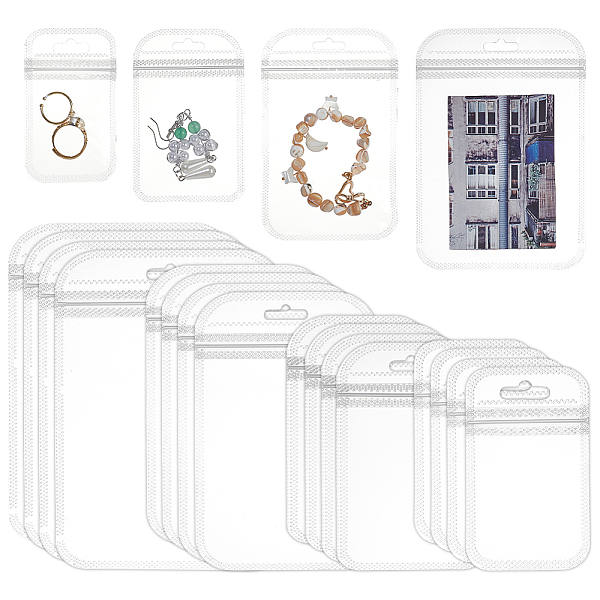 PandaHall BENECREAT 160Pcs 4 Styles Transparent Plastic Zip Lock Bags, Resealable Packaging Bags, Rectangle, Clear, 9~15x5.5~10.5x0.02cmm...
PandaHall BENECREAT 160Pcs 4 Styles Transparent Plastic Zip Lock Bags, Resealable Packaging Bags, Rectangle, Clear, 9~15x5.5~10.5x0.02cmm...