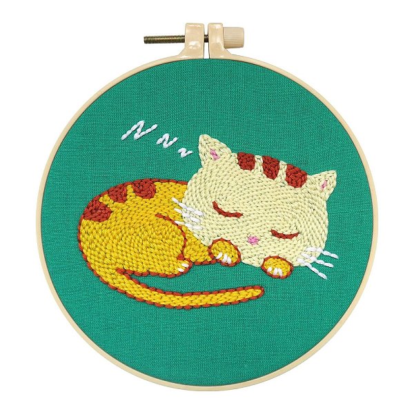 PandaHall Animal Theme DIY Display Decoration Punch Embroidery Beginner Kit, Including Punch Pen, Needles & Yarn, Cotton Fabric, Threader...
PandaHall Animal Theme DIY Display Decoration Punch Embroidery Beginner Kit, Including Punch Pen, Needles & Yarn, Cotton Fabric, Threader...