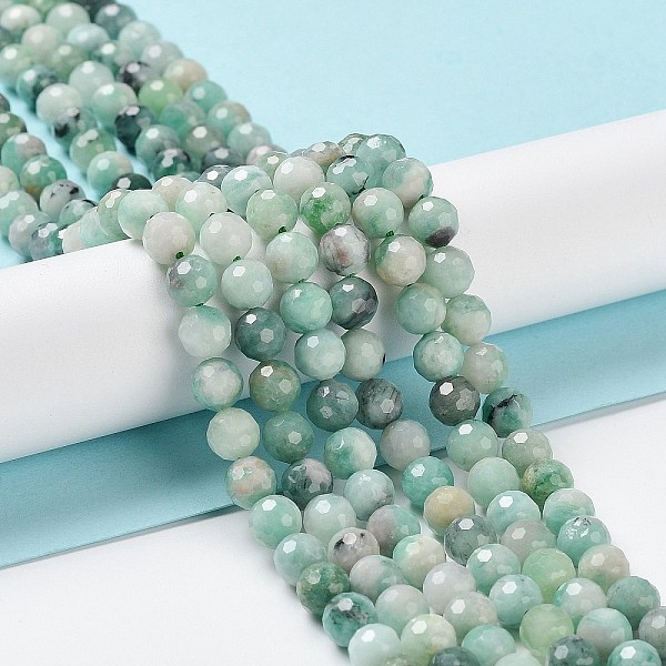 PandaHall Natural Emerald Beads Strands, Round, Faceted, 6mm, Hole: 0.8mm, about 64~69pcs/strand, 15.35''(39cm) Emerald Round
PandaHall Natural Emerald Beads Strands, Round, Faceted, 6mm, Hole: 0.8mm, about 64~69pcs/strand, 15.35''(39cm) Emerald Round