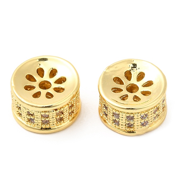 PandaHall Brass Micro Pave Clear Cubic Zirconia Beads, Column, Real 18K Gold Plated, 9x5.5mm, Hole: 1.5mm Brass+Cubic Zirconia Column Clear
PandaHall Brass Micro Pave Clear Cubic Zirconia Beads, Column, Real 18K Gold Plated, 9x5.5mm, Hole: 1.5mm Brass+Cubic Zirconia Column Clear