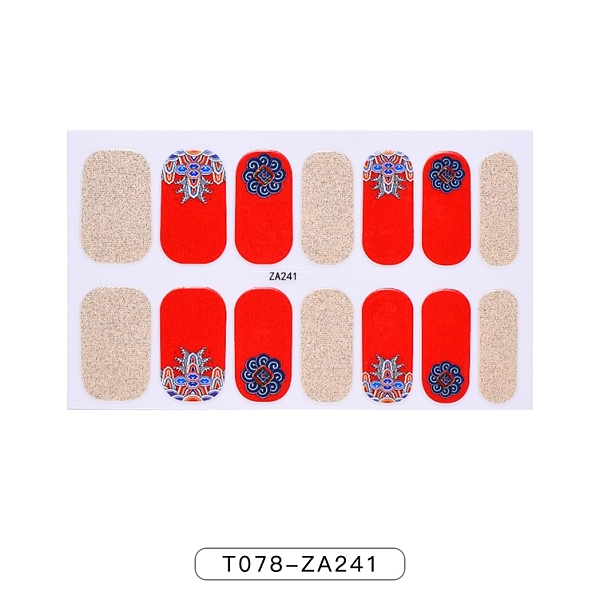 PandaHall Glitter Powder Nail Art Full-Cover Sticker, Chinese Style Nail Art Wrap, with Free Double-sided Nail Art Manicure Buffer Files..., Red
PandaHall Glitter Powder Nail Art Full-Cover Sticker, Chinese Style Nail Art Wrap, with Free Double-sided Nail Art Manicure Buffer Files..., Red