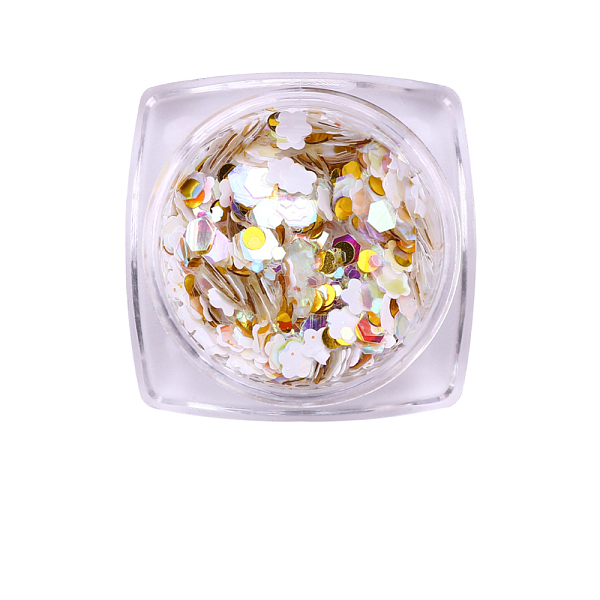 PandaHall Shining Nail Art Decoration Accessories, with Glitter Powder and Sequins, DIY Sparkly Paillette Tips Nail, Mixed Shapes, Goldenrod..., Gold
PandaHall Shining Nail Art Decoration Accessories, with Glitter Powder and Sequins, DIY Sparkly Paillette Tips Nail, Mixed Shapes, Goldenrod..., Gold