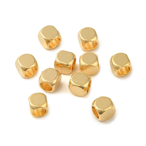 PandaHall 201 Stainless Steel Beads, Cube, Real 18K Gold Plated, 3x3x3mm, Hole: 1.8mm 201 Stainless Steel Cube
PandaHall 201 Stainless Steel Beads, Cube, Real 18K Gold Plated, 3x3x3mm, Hole: 1.8mm 201 Stainless Steel Cube