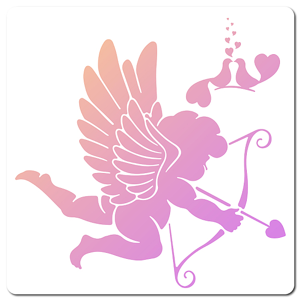 PandaHall GORGECRAFT 11.8x11.8 Inch Angel Stencil Valentine's Day Cupid Pattern Templates Large Reusable Plastic Square Stencils Sign for...
PandaHall GORGECRAFT 11.8x11.8 Inch Angel Stencil Valentine's Day Cupid Pattern Templates Large Reusable Plastic Square Stencils Sign for...