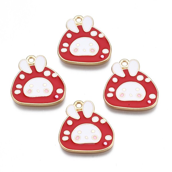 PandaHall Autumn Theme Rack Plating Alloy Enamel Pendants, Cadmium Free & Nickel Free & Lead Free, Light Gold, Rabbit with Mushroom, Red...
PandaHall Autumn Theme Rack Plating Alloy Enamel Pendants, Cadmium Free & Nickel Free & Lead Free, Light Gold, Rabbit with Mushroom, Red...