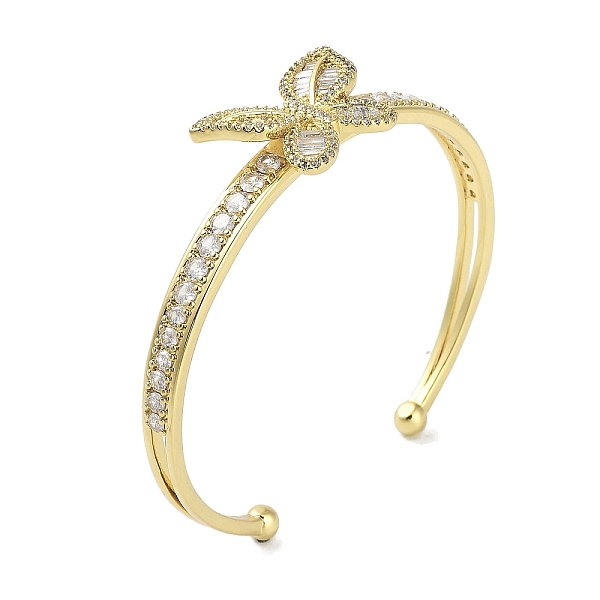 PandaHall Rack Plating Brass Pave Clear Cubic Zirconia Butterfly Open Cuff Bangles for Women, Cadmium Free & Lead Free, Long-Lasting Plated...
PandaHall Rack Plating Brass Pave Clear Cubic Zirconia Butterfly Open Cuff Bangles for Women, Cadmium Free & Lead Free, Long-Lasting Plated...