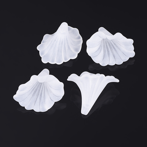 PandaHall Transparent White Color Frosted Acrylic Flower Beads, Calla Lily, Dyed, White, 1-5/8x1-1/4x1-3/8 inch(40.5x33x35mm), Hole: 3mm...
PandaHall Transparent White Color Frosted Acrylic Flower Beads, Calla Lily, Dyed, White, 1-5/8x1-1/4x1-3/8 inch(40.5x33x35mm), Hole: 3mm...