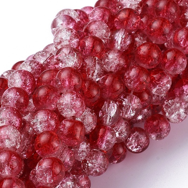 PandaHall Baking Painted Crackle Glass Beads Strands, Round, Red, 8mm, Hole: 1.3~1.6mm, about 100pcs/strand, 31.4 inch Glass Round Red
PandaHall Baking Painted Crackle Glass Beads Strands, Round, Red, 8mm, Hole: 1.3~1.6mm, about 100pcs/strand, 31.4 inch Glass Round Red