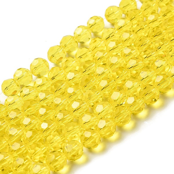 PandaHall Transparent Glass Beads, Faceted(32 Facets), Round, Gold, 8mm, Hole: 1mm, about 65~67pcs/strand, 49~50cm Glass Round Gold
PandaHall Transparent Glass Beads, Faceted(32 Facets), Round, Gold, 8mm, Hole: 1mm, about 65~67pcs/strand, 49~50cm Glass Round Gold