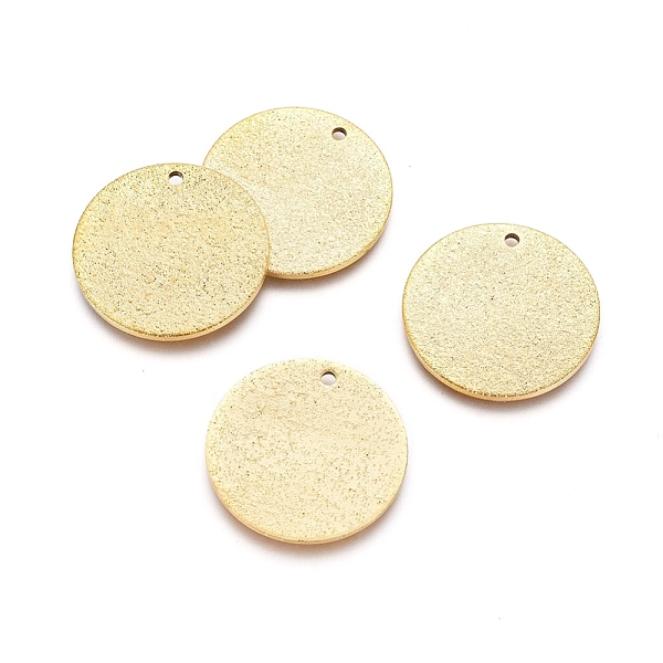 PandaHall Ion Plating(IP) 304 Stainless Steel Textured Pendants, Flat Round, Golden, 20x1mm, Hole: 1mm 304 Stainless Steel Flat Round
PandaHall Ion Plating(IP) 304 Stainless Steel Textured Pendants, Flat Round, Golden, 20x1mm, Hole: 1mm 304 Stainless Steel Flat Round