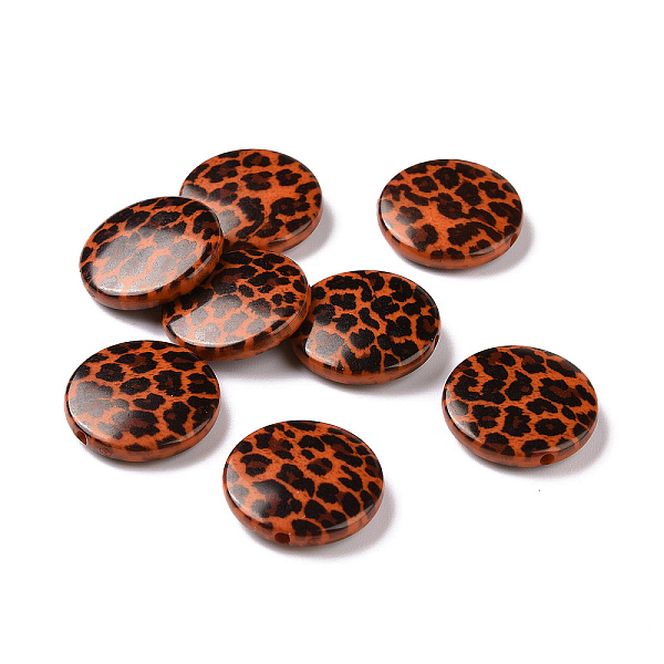 PandaHall Printed Opaque Acrylic Beads, Flat Round with Leopard Print Pattern, Sienna, 20.5x5mm, Hole: 1.8mm, 310pcs/500g Acrylic Flat Round..., Brown
PandaHall Printed Opaque Acrylic Beads, Flat Round with Leopard Print Pattern, Sienna, 20.5x5mm, Hole: 1.8mm, 310pcs/500g Acrylic Flat Round..., Brown