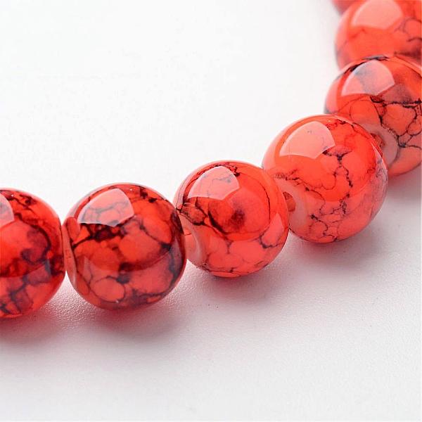 PandaHall Spray Painted Glass Bead Strands, Round, Orange Red, 8mm, Hole: 1.3~1.6mm, about 100pcs/strand, 31.4 inch Glass Round Red
PandaHall Spray Painted Glass Bead Strands, Round, Orange Red, 8mm, Hole: 1.3~1.6mm, about 100pcs/strand, 31.4 inch Glass Round Red