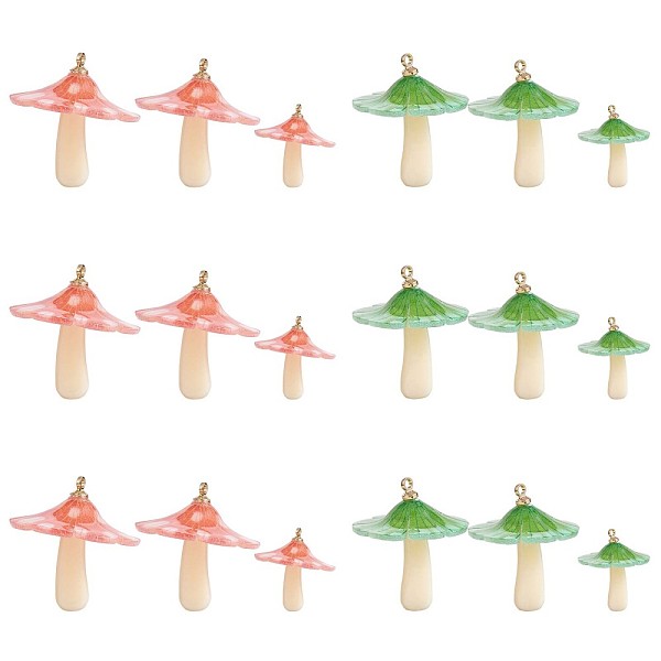 PandaHall 12Pcs Mushroom Charm Pendant Acrylic Mushroom Charm Colorful with Jump Ring for Jewelry Necklace Bracelet Earring Making Crafts..., Multicolor
PandaHall 12Pcs Mushroom Charm Pendant Acrylic Mushroom Charm Colorful with Jump Ring for Jewelry Necklace Bracelet Earring Making Crafts..., Multicolor