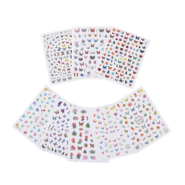 PandaHall Nail Decals Stickers, Butterfly Self-adhesive Nail Art Supplies, for Woman Girls DIY Manicure Design, Mixed Color, 103x80mm Paper..., Multicolor
PandaHall Nail Decals Stickers, Butterfly Self-adhesive Nail Art Supplies, for Woman Girls DIY Manicure Design, Mixed Color, 103x80mm Paper..., Multicolor
