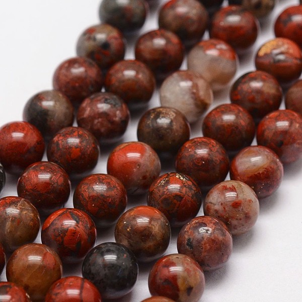 PandaHall Natural Brecciated Jasper Beads Strands, Round, 8mm, Hole: 1.2mm, 48pcs/strand, 15.7 inch Brecciated Jasper Round
PandaHall Natural Brecciated Jasper Beads Strands, Round, 8mm, Hole: 1.2mm, 48pcs/strand, 15.7 inch Brecciated Jasper Round