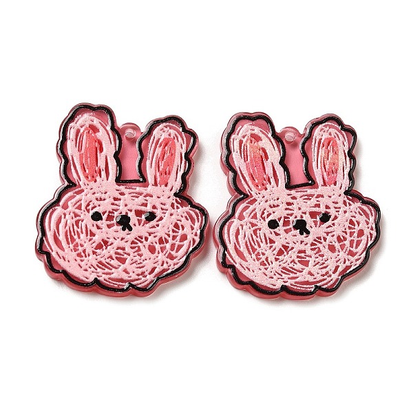 PandaHall Transparent Acrylic Pendants, 3D Printed, Rabbit, 34x30x3mm, Hole: 1.5mm Acrylic Rabbit
PandaHall Transparent Acrylic Pendants, 3D Printed, Rabbit, 34x30x3mm, Hole: 1.5mm Acrylic Rabbit