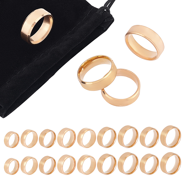 PandaHall Unicraftale 18Pcs 9 Size Titanium Steel Plain Band Finger Rings Set for Women, Rose Gold, Inner Diameter: 15.9~22.2mm, 2Pcs/size...
PandaHall Unicraftale 18Pcs 9 Size Titanium Steel Plain Band Finger Rings Set for Women, Rose Gold, Inner Diameter: 15.9~22.2mm, 2Pcs/size...