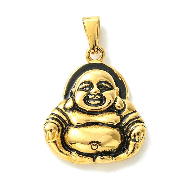 PandaHall Vacuum Plating 304 Stainless Steel Pendants, Buddha Charm, Antique Golden, 26.5x21.5x6mm, Hole: 8.5x4.5mm 304 Stainless Steel...
PandaHall Vacuum Plating 304 Stainless Steel Pendants, Buddha Charm, Antique Golden, 26.5x21.5x6mm, Hole: 8.5x4.5mm 304 Stainless Steel...