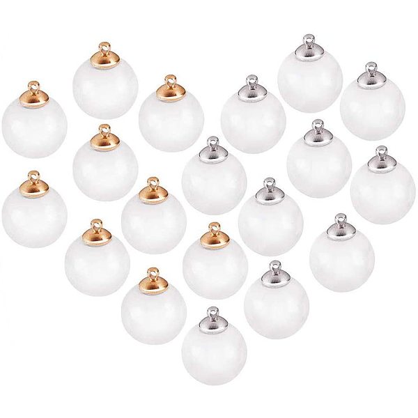PandaHall DIY Pendant Making, Round Mechanized Blown Glass Globe Beads and Clear Glass Globe Bottle Charms Pendants, with Rack Plating Brass...
PandaHall DIY Pendant Making, Round Mechanized Blown Glass Globe Beads and Clear Glass Globe Bottle Charms Pendants, with Rack Plating Brass...