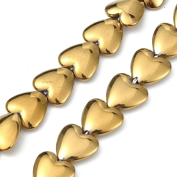 PandaHall Electroplated Synthetic Non-magnetic Hematite Beads Strands, Long-Lasting Plated, Heart, Golden Plated, 11~12x11~12x4~4.5mm, Hole...
PandaHall Electroplated Synthetic Non-magnetic Hematite Beads Strands, Long-Lasting Plated, Heart, Golden Plated, 11~12x11~12x4~4.5mm, Hole...