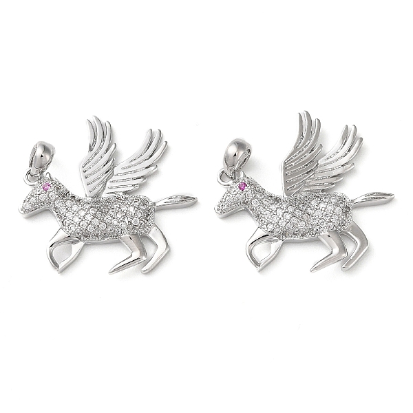 PandaHall Brass Micro Pave Cubic Zirconia Pendants, Horse Charms, Real Platinum Plated, 24x25x3.5mm, Hole: 3x4mm Brass+Cubic Zirconia Horse..., Clear
PandaHall Brass Micro Pave Cubic Zirconia Pendants, Horse Charms, Real Platinum Plated, 24x25x3.5mm, Hole: 3x4mm Brass+Cubic Zirconia Horse..., Clear