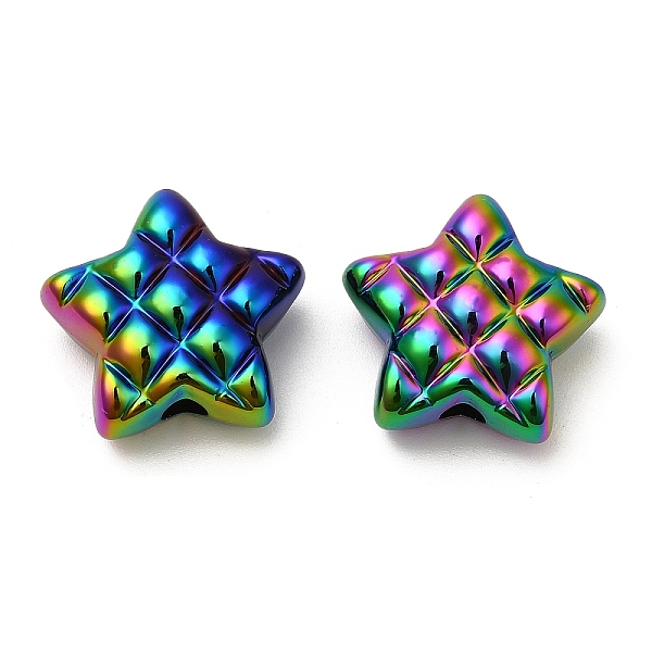 PandaHall Opaque Acrylic Beads, AB Color Plated, Star, Colorful, 19.5x19.5x9mm, Hole: 3.5mm Acrylic Star
PandaHall Opaque Acrylic Beads, AB Color Plated, Star, Colorful, 19.5x19.5x9mm, Hole: 3.5mm Acrylic Star
