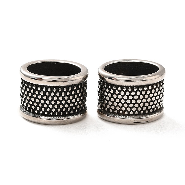 PandaHall 316 Surgical Stainless Steel Beads, Large Hole Beads, Column, Antique Silver, 12x16x12mm, Hole: 8.5X12mm 316 Surgical Stainless...
PandaHall 316 Surgical Stainless Steel Beads, Large Hole Beads, Column, Antique Silver, 12x16x12mm, Hole: 8.5X12mm 316 Surgical Stainless...
