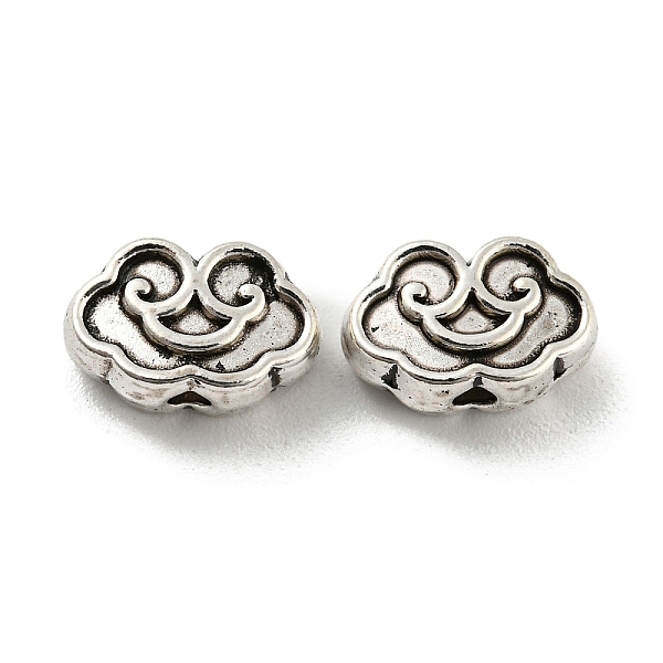 PandaHall Tibetan Style Alloy Beads, Lead Free & Cadmium Free, Auspicious Cloud, Antique Silver, 6.5x10x4mm, Hole: 1.6mm, about...
PandaHall Tibetan Style Alloy Beads, Lead Free & Cadmium Free, Auspicious Cloud, Antique Silver, 6.5x10x4mm, Hole: 1.6mm, about...