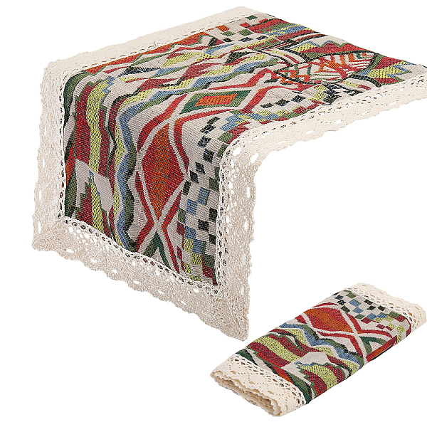 PandaHall Geometric Pattern Burlap Table Runner, for Living Room Dining Table Cloth, Rectangle, Dark Red, 1200x300x1mm Burlap Rectangle
PandaHall Geometric Pattern Burlap Table Runner, for Living Room Dining Table Cloth, Rectangle, Dark Red, 1200x300x1mm Burlap Rectangle