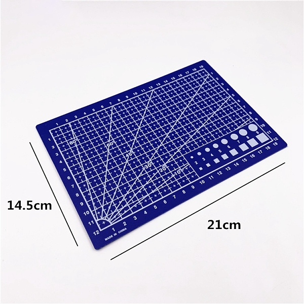 PandaHall Double Sided PVC Plastic Cutting Mat Pad, Rectangle, for Ceramic & Clay Tools, Rectangle, Medium Blue, 21x14.5cm Plastic
PandaHall Double Sided PVC Plastic Cutting Mat Pad, Rectangle, for Ceramic & Clay Tools, Rectangle, Medium Blue, 21x14.5cm Plastic