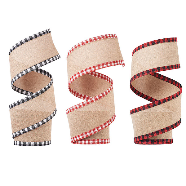 PandaHall Cheriswelry 3Roll 3 Style Polyester & Hemp Ribbon, Flat with Tartan Pattern, Mixed Color, 2-1/2 inch(65mm), 1roll/style Polyester..., Multicolor
PandaHall Cheriswelry 3Roll 3 Style Polyester & Hemp Ribbon, Flat with Tartan Pattern, Mixed Color, 2-1/2 inch(65mm), 1roll/style Polyester..., Multicolor