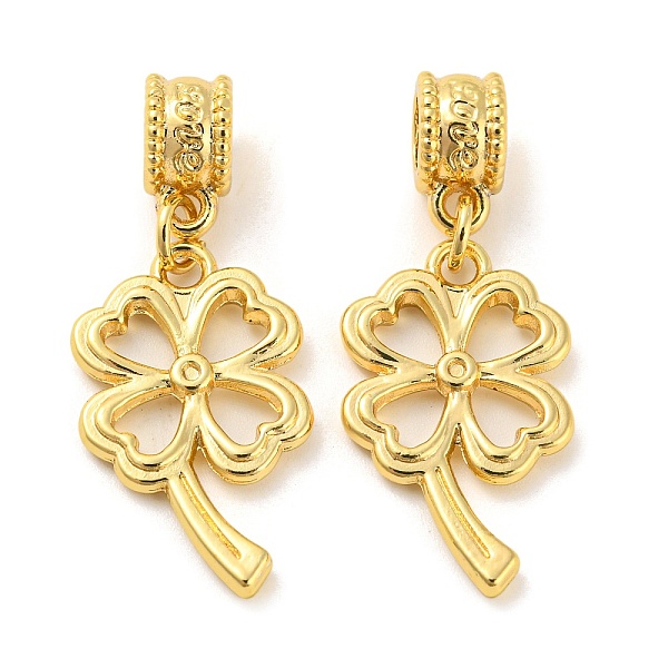 PandaHall Tibetan Style Alloy European Dangle Charms, Large Hole Pendants, Hollow Clover, Golden, 34mm, Pendant: 24.5x14.5mm, Hole: 4.5mm...
PandaHall Tibetan Style Alloy European Dangle Charms, Large Hole Pendants, Hollow Clover, Golden, 34mm, Pendant: 24.5x14.5mm, Hole: 4.5mm...