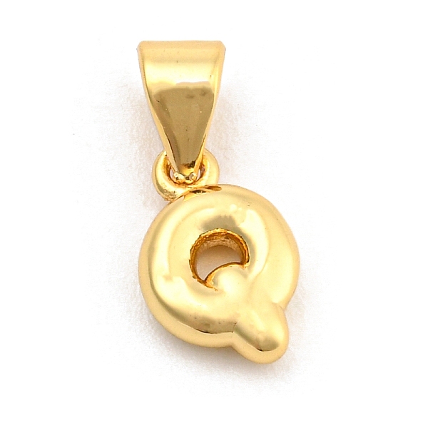 PandaHall Brass Charms, Real 18K Gold Plated, Long-Lasting Plated, Lead Free & Cadmium Free, Letter Charm, Letter Q, 10.5x7x2.5mm, Hole...
PandaHall Brass Charms, Real 18K Gold Plated, Long-Lasting Plated, Lead Free & Cadmium Free, Letter Charm, Letter Q, 10.5x7x2.5mm, Hole...