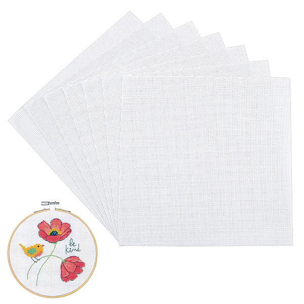 PandaHall 11CT Cotton Cross Stitch Fabric, Aida Cloth, Square, White, 304x301x0.7mm Cotton Square White
PandaHall 11CT Cotton Cross Stitch Fabric, Aida Cloth, Square, White, 304x301x0.7mm Cotton Square White
