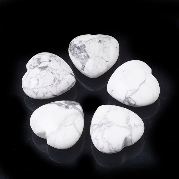 PandaHall Natural Howlite Heart Love Stones, Pocket Palm Stones for Reiki Balancing, 29~29.5x30~30.5x15mm Howlite Heart
PandaHall Natural Howlite Heart Love Stones, Pocket Palm Stones for Reiki Balancing, 29~29.5x30~30.5x15mm Howlite Heart