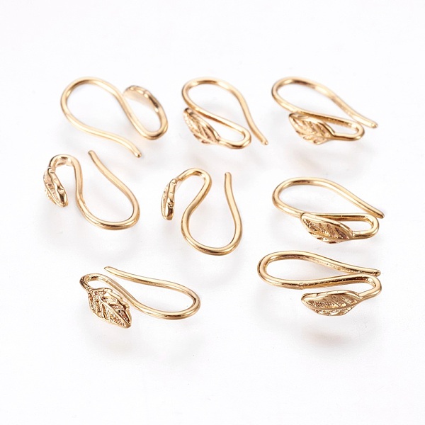 PandaHall Brass Earring Hooks, Nickel Free, Real 18K Gold Plated, 12x9x3mm, 20 Gauge, Pin: 0.8mm Brass
PandaHall Brass Earring Hooks, Nickel Free, Real 18K Gold Plated, 12x9x3mm, 20 Gauge, Pin: 0.8mm Brass